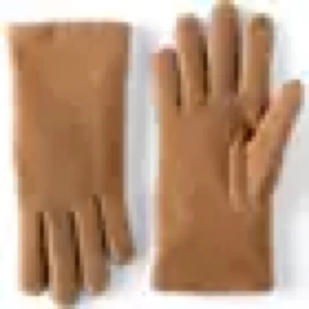 Lands' End Suede Gloves M